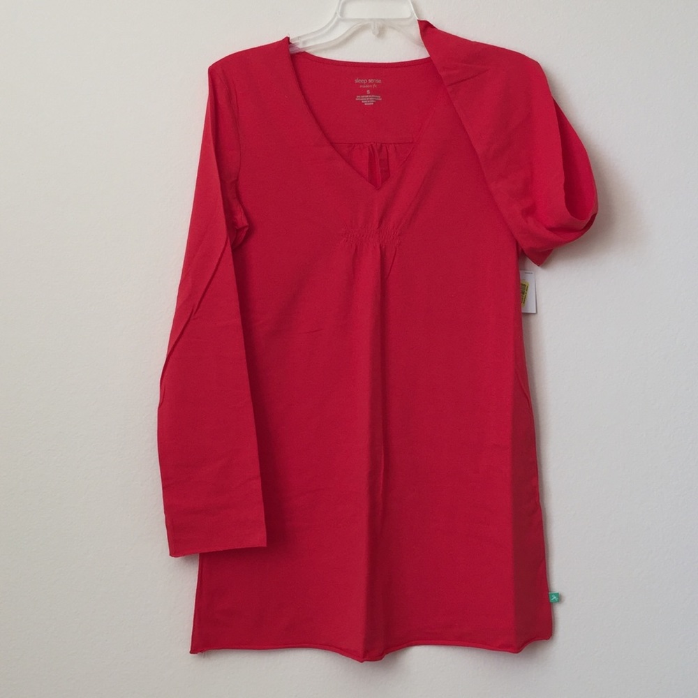Sleep Sense - Red Long Sleeve Sleepwear